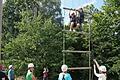 Paarklettern ist im Hochseilgarten am Volkersberg möglich. In der Rhön gibt es aber noch viele weitere Möglichkeiten für Kletterfreunde.