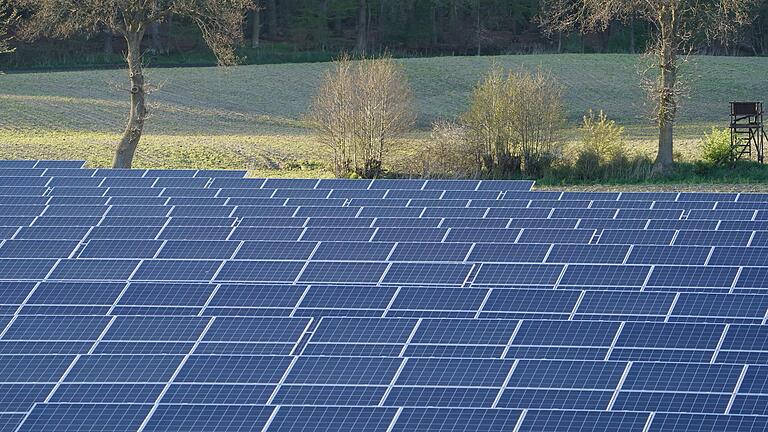 So wie auf diesem Bild aus Schleswig-Holstein könnte es auch bei Sand bald aussehen. Dort soll ein Solarpark entstehen, an dem Bürgerinnen und Bürger Geschäftsanteile kaufen können.