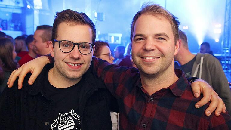 Tobias Grubert (24) und Tobias Wandler (36), beide aus Rödelsee. Tobias Grubert (24) und Tobias Wandler (36), beide aus Rödelsee.