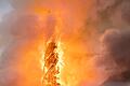 Börsenbrand in Kopenhagen       -  Auch die ikonische Turmspitze des Gebäudes wurde völlig von den Flammen zerstört. (Archivbild)
