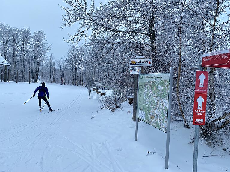 Für Skater herrschen derzeit gute Bedingungen in den Loipen am Schwarzen Moor Für Skater herrschen derzeit gute Bedingungen in den Loipen am Schwarzen Moor
