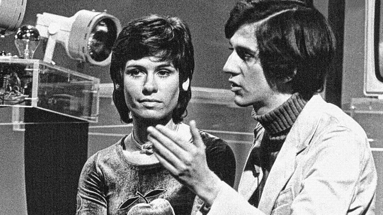 Das ZDF wird 50       -  Ilja Richter mit Mary Roos 1971 in &bdquo;Disco&ldquo;.