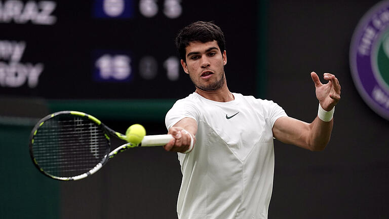 Wimbledon 2023.jpeg       -  Carlos Alcaraz könnte in diesem Jahr das Turnier in Wimbledon gewinnen.