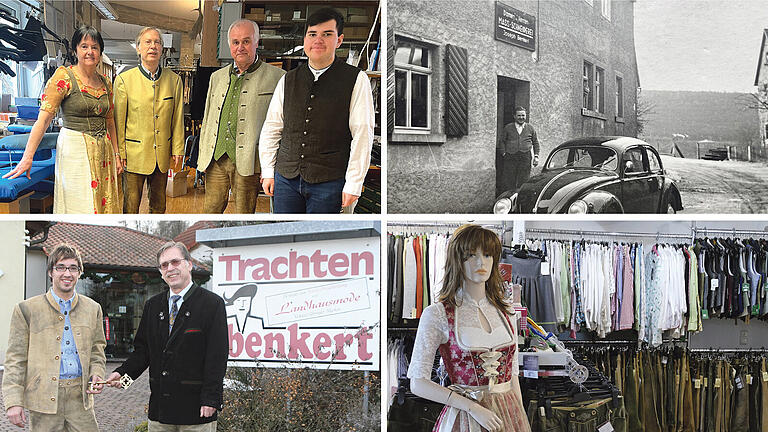 Die Firma Trachten Benkert aus Thüngen gibt es seit 1898. Seitdem hat sich vieles im Unternehmen verändert. Die Firma Trachten Benkert aus Thüngen gibt es seit 1898. Seitdem hat sich vieles im Unternehmen verändert.