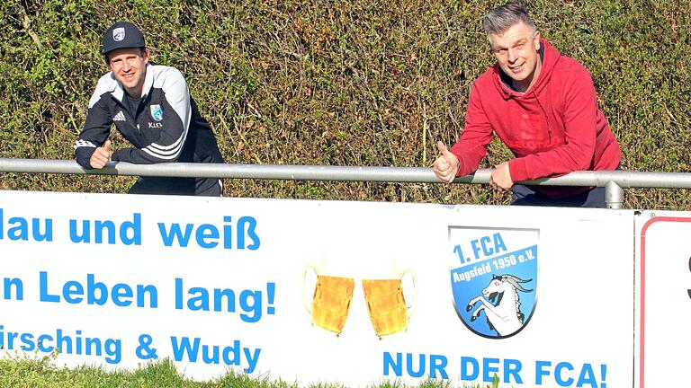 Sie haben den FC Augsfeld im Herzen: Allrounder Stefan Klemm (links) und 'Co-Co-Trainer' Michael Hehn freuen sich schon auf die Zukunft.