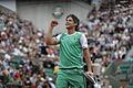 Souverän       -  Dominic Thiem zog souverän ins Halbfinale der French Open ein. Foto: Petr David Josek