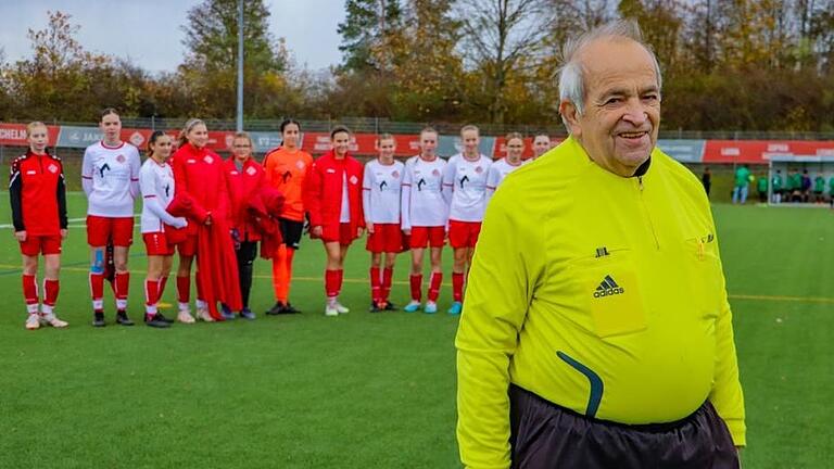 Seit 60 Jahren Schiedsrichter: Ludwig Bauer aus Gerbrunn.