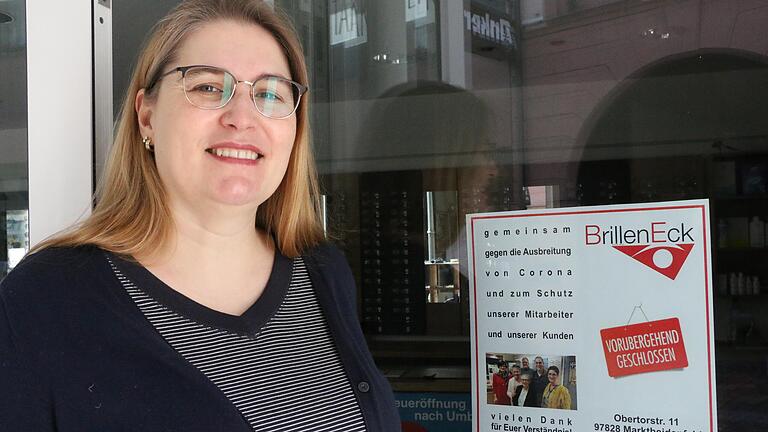 Géraldine Barrois schließt wegen der Coronakrise ihre Geschäfte in Marktheidenfeld für zwei Wochen.&nbsp;