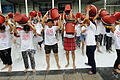 'Ice Bucket Challenge'       -  An der 'Ice Bucket Challenge' hatten sich 2014 weltweit Menschen beteiligt - wie hier in Bangkok.