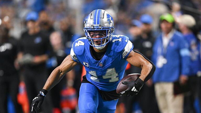 Detroit Lions - Los Angeles Ram       -  Amon-Ra St. Brown erlebte keinen zufriedenstellenden Saisonauftakt mit den Detroit Lions.