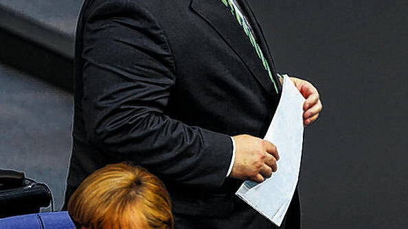 Im Bundestag: Angela Merkel und Peter Altmaier