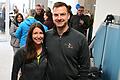 Christina und Dominik Sturm arbeiten in den neuen Räumlichkeiten des neuen Ärztehauses als Physiotherapeuten. Die Nachfrage ist schon groß.