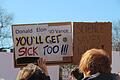 Wissenschaftler protestieren gegen Trumps Politik       -  Demo von Wissenschaftlern gegen Kürzungen.