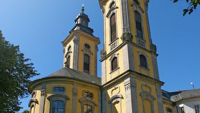 Die Schlosskirche in Bad Mergentheim.