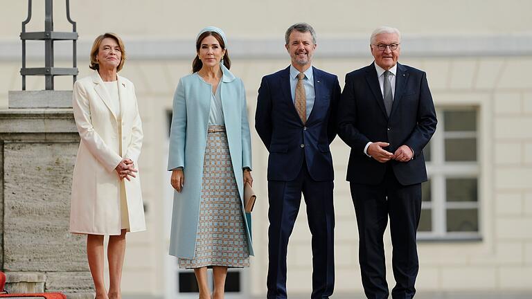 Skandinavische Royals zu Besuch in Deutschland       -  Für seinen Antrittsbesuch kam Frederik X. nun nach Deutschland und wurde vom Bundespräsidenten begrüßt.