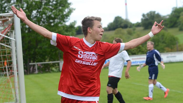 Sein Treffer nützte dem TSV Uettingen letztlich nichts: Maximilian Eckert.