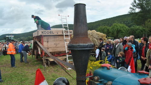 Traktoren       -  Traktorparade beim Dreschfest in Obererthal.