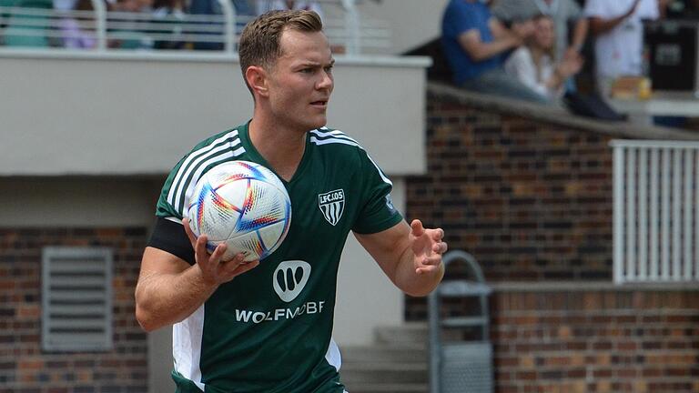 Marc Hänschke (im Bild) ist vor der Saison vom Würzburger FV zum FC 05 Schweinfurt gewechselt. Dort ist er als Rechtsverteidiger gesetzt.