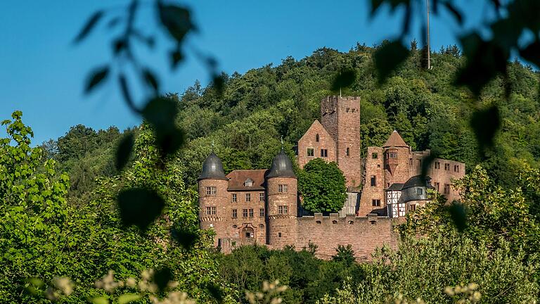 Der Blick auf die Burg in Wertheim ist das Highlight auf der Wandertour durch die Weinberge am Kaffelstein.