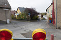 Es geht eng zu: Blick in Hermann-Mitnacht-Straße Würzburger Stadtteil Lengfeld.