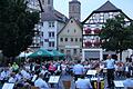 Der Marktplatz bot das ansprechende Ambiente für das Konzert des Heeresmusikkorps Veitshöchheim. Foto: Heike Beudert       -  Der Marktplatz bot das ansprechende Ambiente für das Konzert des Heeresmusikkorps Veitshöchheim. Foto: Heike Beudert