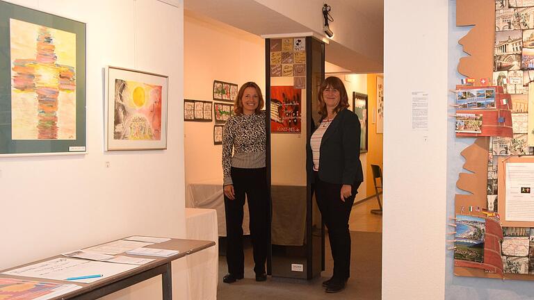 Alles andere als ideal ist die Raumaufteilung im Domizil des Kunstvereins. Daher ist ein Umbau geplant, für den sich Dr. Annette Roggatz (links) und Eva Warmuth ein  besonderes Finanzierungskonzept haben einfallen lassen.