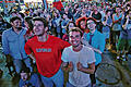 Applaus am Times Square: Zu Tausenden beobachteten die New Yorker die Ankunft von Curiosity auf dem Mars.
