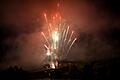Hunderte Besucher bewunderten das Musikfeuerwerk am Sonntagabend.