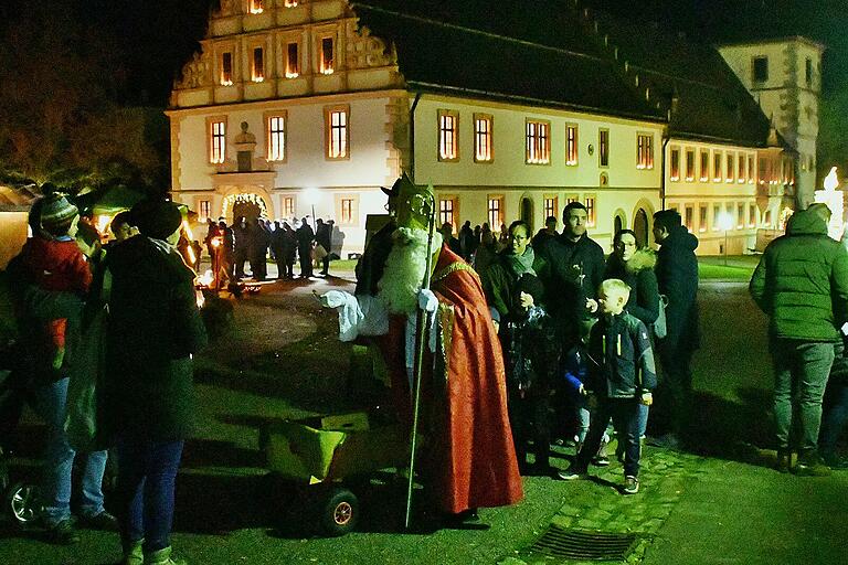 Schon einmal einen Vorhab-Besuch machte St. Nikolaus in Maria Bildhausen.