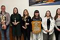 Auf dem Foto von links: Matthias Guck (Vereinsmeister Herren), Mariella Illig (Vereinsmeisterin Junioren), Anna Kleinhenz (Vereinsmeisterin Damen), Sophia Podda (Vereinsmeisterin Dreistellung), Stella Scholke (Bestleistung Schüler) und Maja Kleinhenz (Bestleistung Jugend).