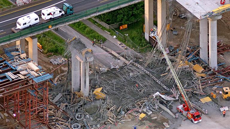 Bei dem Einsturz eines Teils der Talbrücke Schraudenbach am 15. Juni 2016 war ein Arbeiter ums Leben gekommen und 14 weitere Männer teils lebensgefährlich verletzt worden.