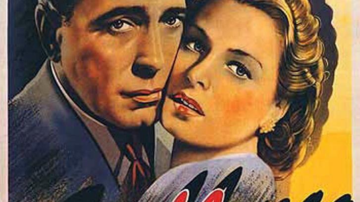 Plakat für den Film 'Casablanca' aus dem Jahr 1942, in dem Ingrid Bergman neben Humphrey Bogart spielte. Plakat für den Film 'Casablanca' aus dem Jahr 1942, in dem Ingrid Bergman neben Humphrey Bogart spielte. 