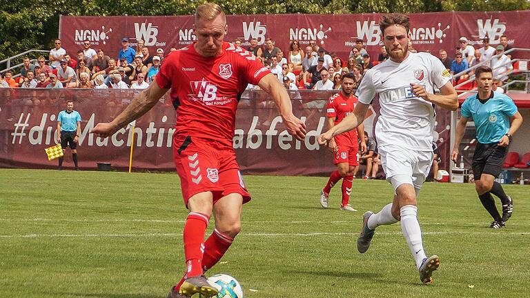 Nach einem kurzen Intermezzo beim 1. FC Sand wird Max Schebak (links) in der neuen Saison wieder für den TSV Aubstadt auf Torejagd gehen. Nach einem kurzen Intermezzo beim 1. FC Sand wird Max Schebak (links) in der neuen Saison wieder für den TSV Aubstadt auf Torejagd gehen.