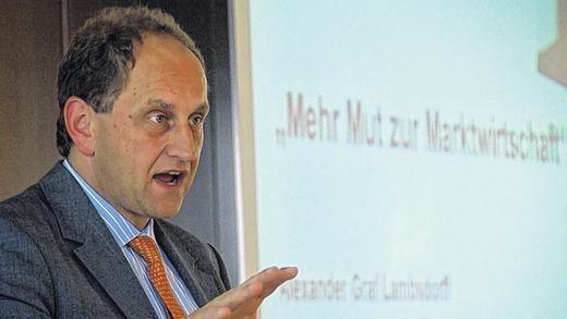 Mehr Mut zur Marktwirtschaft: Das forderte Alexander Graf Lambsdorff vor der Vollversammlung der IHK. Mehr Mut zur Marktwirtschaft: Das forderte Alexander Graf Lambsdorff vor der Vollversammlung der IHK.