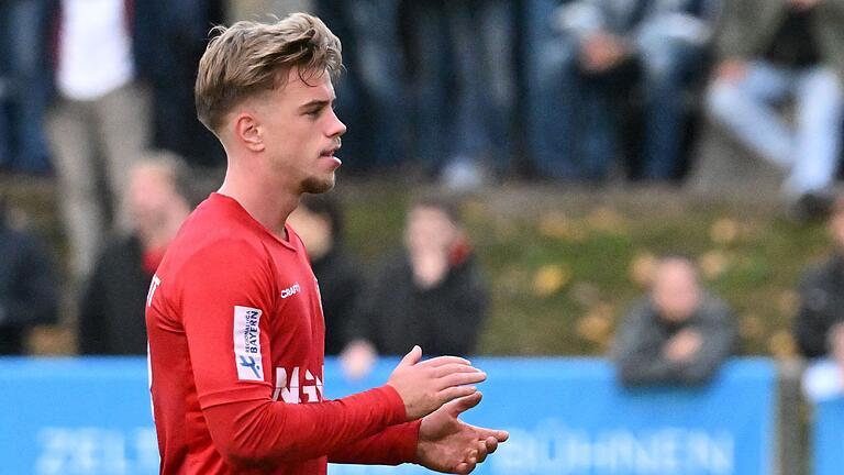 Marvin Weiß erzielte das Siegtor für den TSV Aubstadt im Spiel gegen den FC 05 Schweinfurt.