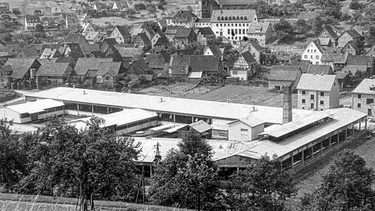 Inzwischen abgerissen: Das stattliche Werk von Müller-Wipperfürth in Frammersbach.