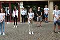 Erfolgreich im Mathe-Wettbewerb:   Pia Schmitt, Teresa und Sara Wenk, Leonie Kraus, Kristina Schott, Johann Ruppert, Julian Strauß und Jonas Potschka.       -  Erfolgreich im Mathe-Wettbewerb:   Pia Schmitt, Teresa und Sara Wenk, Leonie Kraus, Kristina Schott, Johann Ruppert, Julian Strauß und Jonas Potschka.