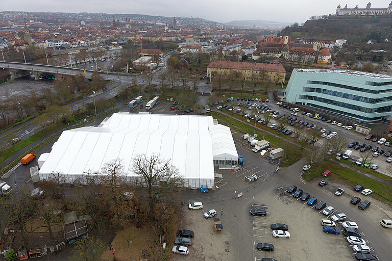 Das Impfzentrum an der Talavera. Das Impfzentrum an der Talavera.