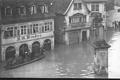 Vor 100 Jahren herrschte in Würzburg, wie hier im Mainviertel, 'Land unter'.