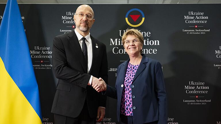 Internationalen Konferenz zur Minenräumung in Lausanne       -  Deutschland gehört zu den größten Geberländern für Minenräumprogramme in der Ukraine.