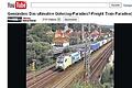 Fast 40 000-mal angesehen: Ein YouTube-Film über Güterzüge, die durch Gemünden fahren.