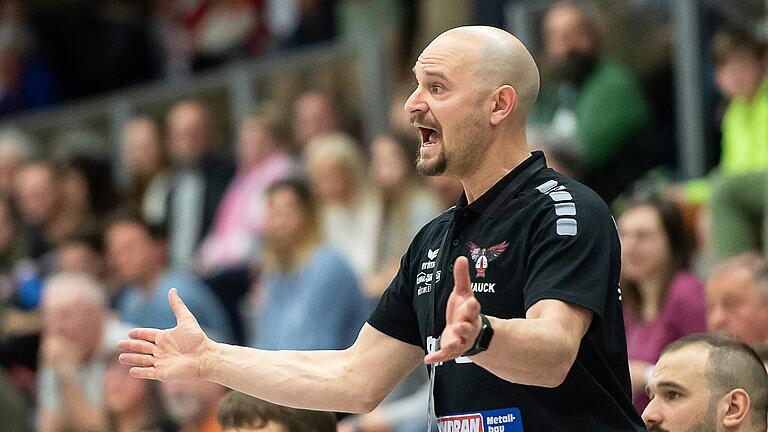 Trainer Florian Hauck (Archivbild) empfängt mit dem HSC Bad Neustadt den TV Marktsteft.