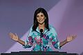 Nikki Haley: Vance-Aussagen über Kinderlose nicht hilfreich       -  Haley: &bdquo;&bdquo;Es ist nicht hilfreich, darüber zu sprechen, ob Frauen Kinder haben oder nicht.&rdquo; (Archivbild)
