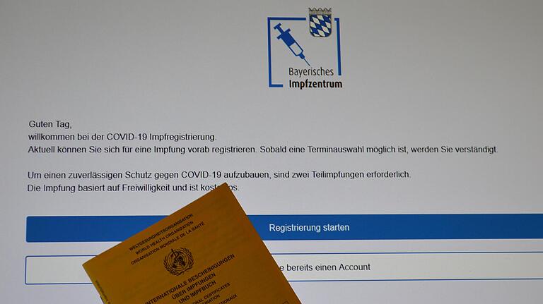 Impfportal des Freistaats Bayern: Seit 11. Januar können sich Impfwillige dort online für spätere Termine zur Corona-Schutzimpfung registrieren lassen.