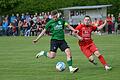 Yannick Deibl (links) und die DJK Schwebenried/Schwemmelsbach erwischten gegen den FC Fuchsstadt um Maximilian Seit einen rabenschwarzen Tag.
