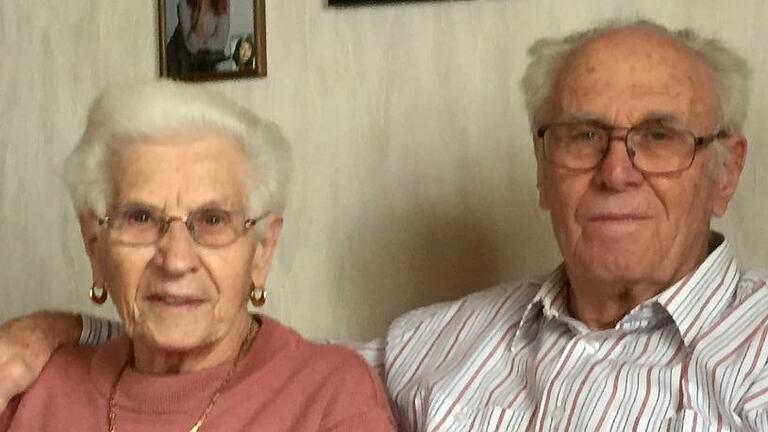 Elisabeth und Ernst Braun aus Gnötzheim feiern heute eiserne Hochzeit