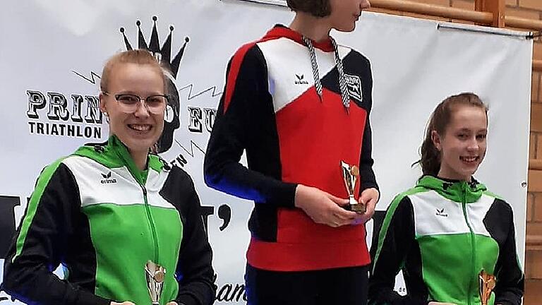 Antonia Gardeike (li.) und Lea Brand (re.) vom ESV Gemünden Antonia Gardeike (li.) und Lea Brand (re.) vom ESV Gemünden