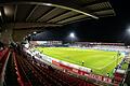 Die Flyeralarm Arena am Dallenberg. Nach den neuesten Plänen der Kickers soll sie schrittweise ausgebaut und überdacht werden. Losgehen könnte es mit der Gegengerade.