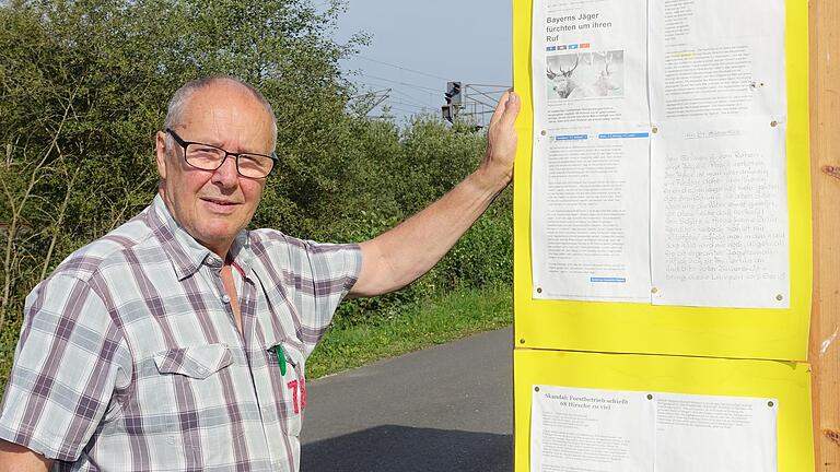 Durch ein Missverständnis sieht sich Erhard Reusch in Burgsinn als Wilderer diffamiert.&nbsp;