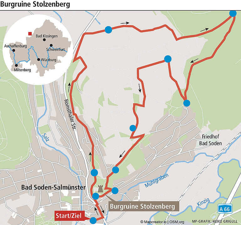 Ausflugstipp für Familien im Spessart: Unterwegs in Bad Soden auf dem 'Stolzenberger Ritterblick'